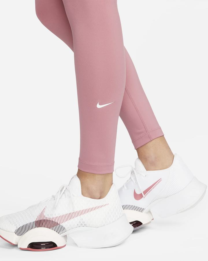 Leggins Nike Dri-FIT One Mid-Rise Mujer Blancas | DYHRK-0734