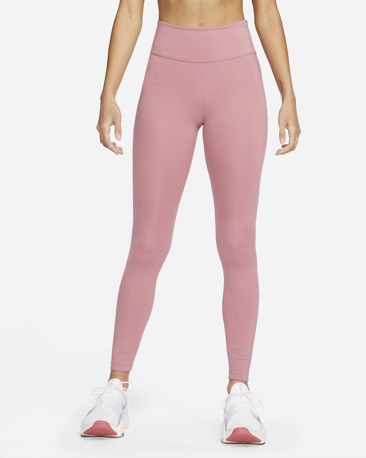 Leggins Nike Dri-FIT One Mid-Rise Mujer Blancas | DYHRK-0734