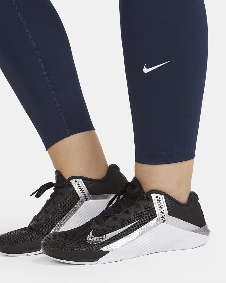 Leggins Nike Dri-FIT One Mid-Rise Mujer Obsidian Blancas | GKBTX-1027