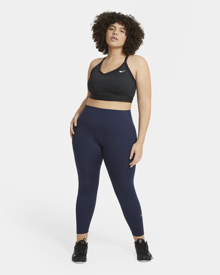 Leggins Nike Dri-FIT One Mid-Rise Mujer Obsidian Blancas | GKBTX-1027