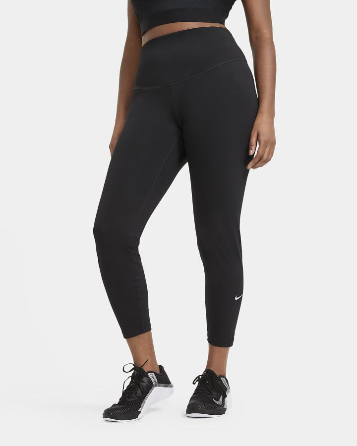 Leggins Nike Dri-FIT One Mid-Rise Mujer Obsidian Blancas | GKBTX-1027