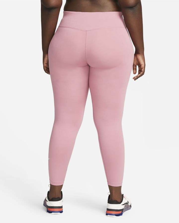 Leggins Nike Dri-FIT One Mid-Rise Mujer Blancas | HNDLI-5029