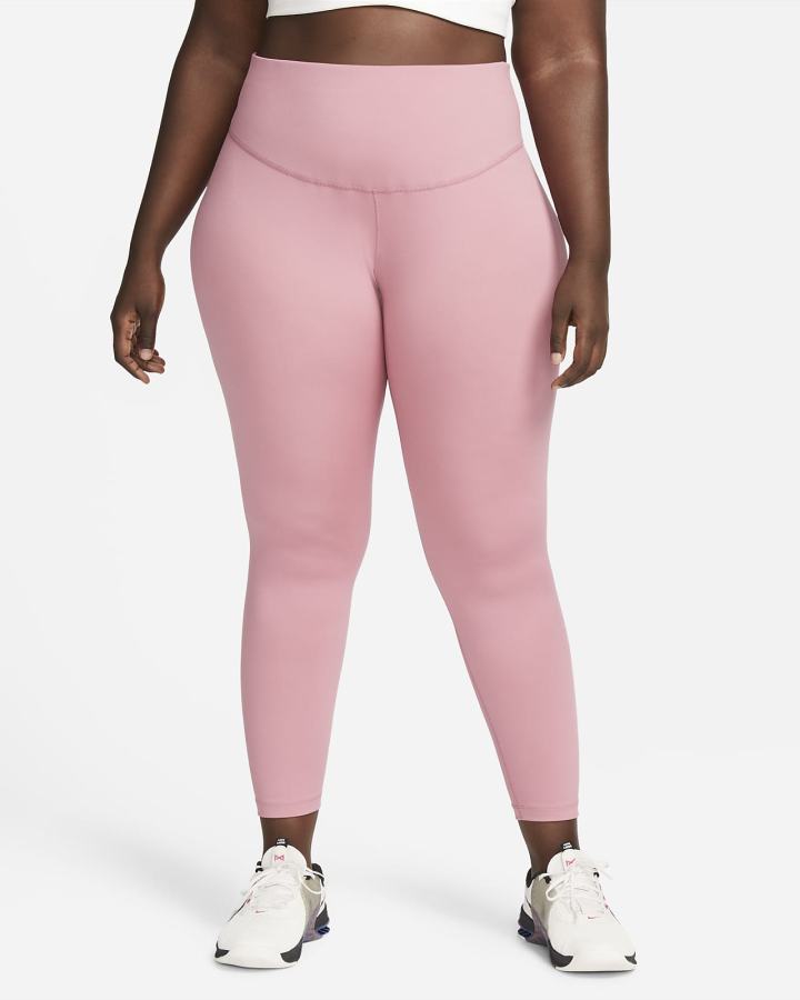 Leggins Nike Dri-FIT One Mid-Rise Mujer Blancas | HNDLI-5029