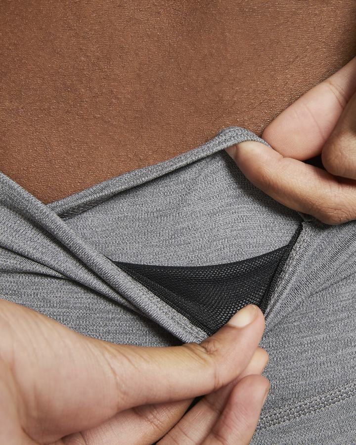Leggins Nike Dri-FIT One Mid-Rise Mujer Gris Blancas | JLCEG-5082