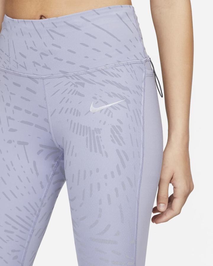 Leggins Nike Dri-FIT Run Division Fast Reflective-Print Running Mujer Indigo Moradas | OJEBW-8429