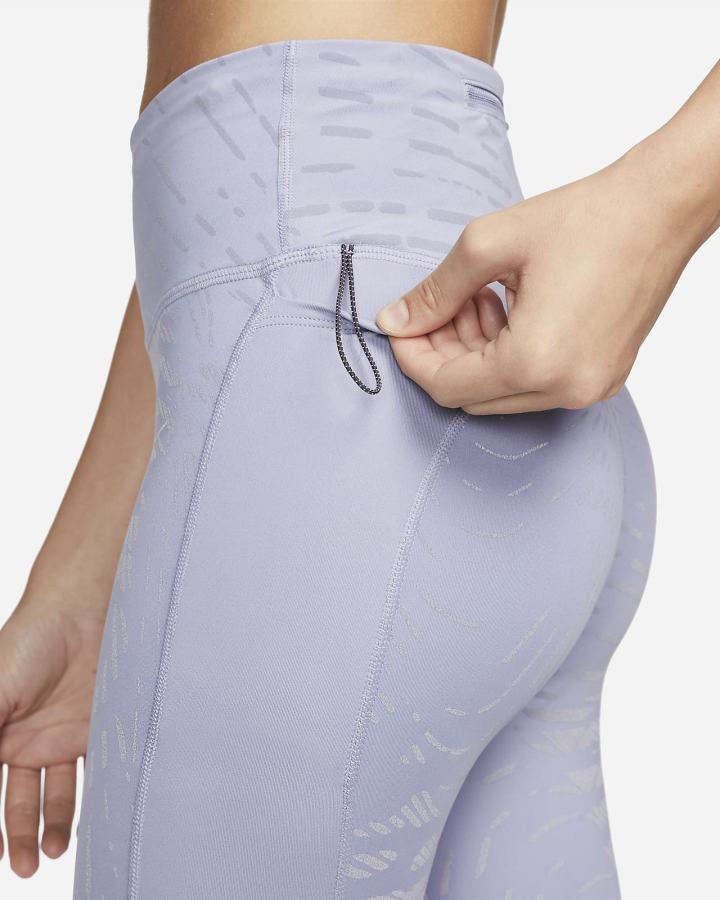 Leggins Nike Dri-FIT Run Division Fast Reflective-Print Running Mujer Indigo Moradas | OJEBW-8429