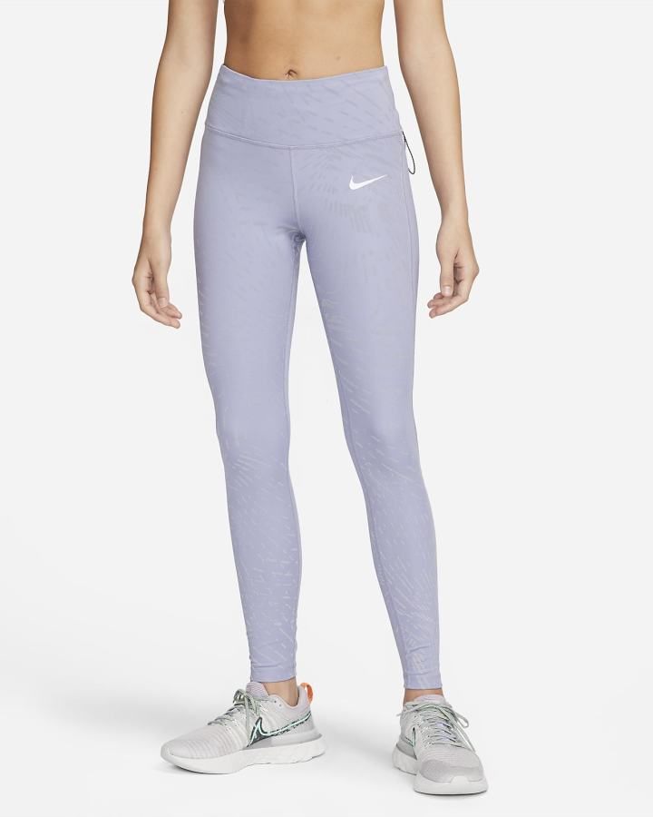 Leggins Nike Dri-FIT Run Division Fast Reflective-Print Running Mujer Indigo Moradas | OJEBW-8429