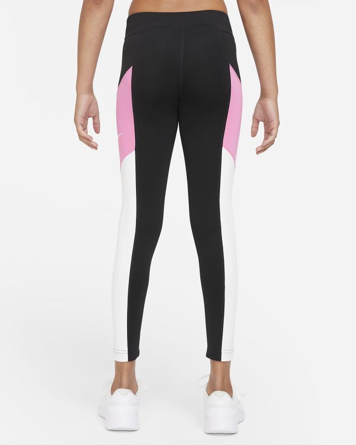 Leggins Nike Dri-FIT Trophy Kids Training Niña Negras Blancas | QLAKH-1283