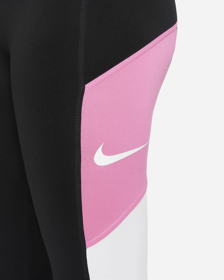 Leggins Nike Dri-FIT Trophy Kids Training Niña Negras Blancas | QLAKH-1283