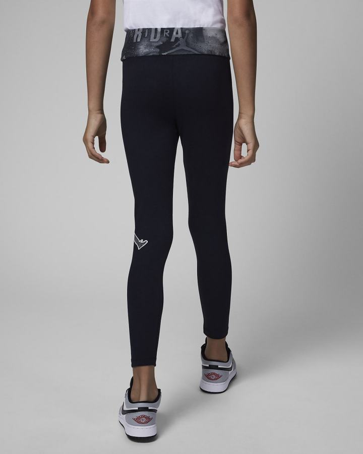 Leggins Nike Jordan Kids Essentials Niña Negras | JMEFW-5061