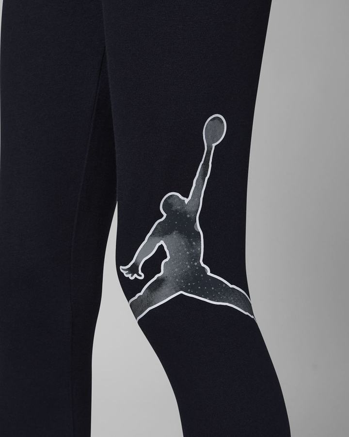 Leggins Nike Jordan Kids Essentials Niña Negras | JMEFW-5061