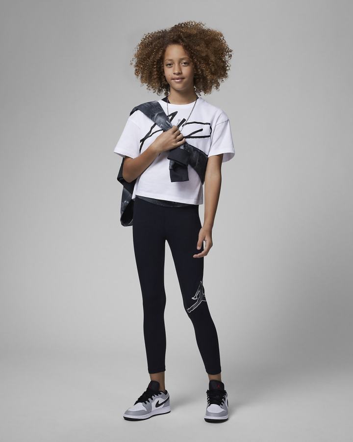 Leggins Nike Jordan Kids Essentials Niña Negras | JMEFW-5061