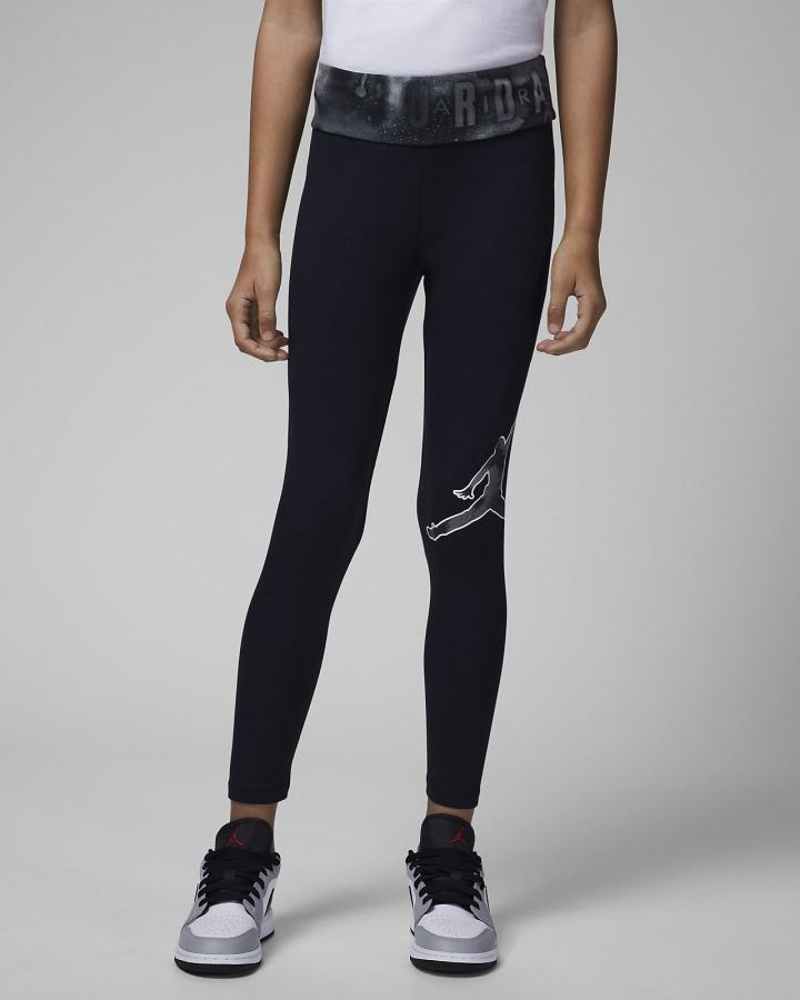Leggins Nike Jordan Kids Essentials Niña Negras | JMEFW-5061