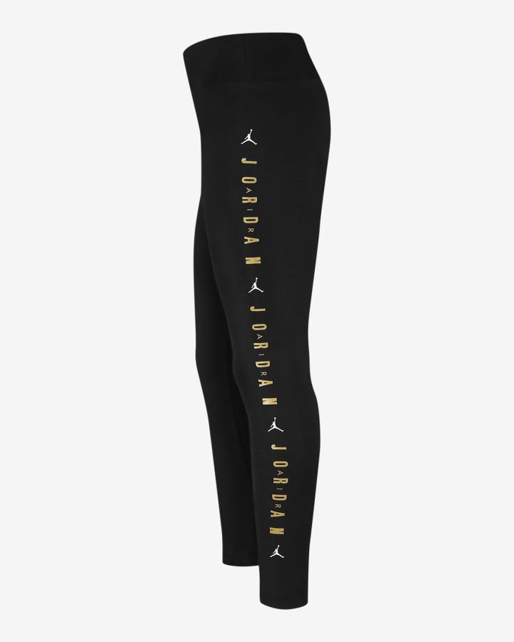 Leggins Nike Jordan Kids High-Waisted Niña Negras | LNZRJ-8045