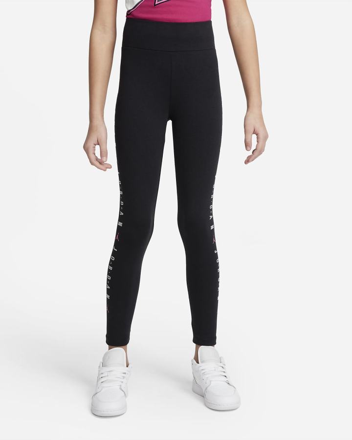 Leggins Nike Jordan Kids High-Waisted Niña Negras | LNZRJ-8045
