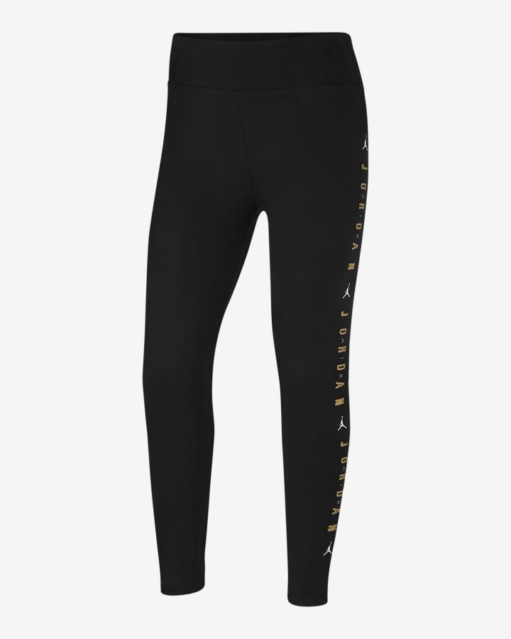 Leggins Nike Jordan Kids High-Waisted Niña Negras | LNZRJ-8045