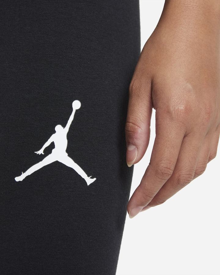 Leggins Nike Jordan Kids High-Waisted Niña Negras | VBLXR-9150
