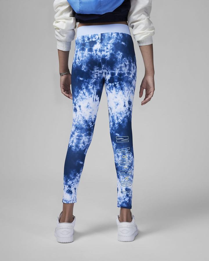 Leggins Nike Jordan Kids Niña Azules Oscuro | CRNIP-9427
