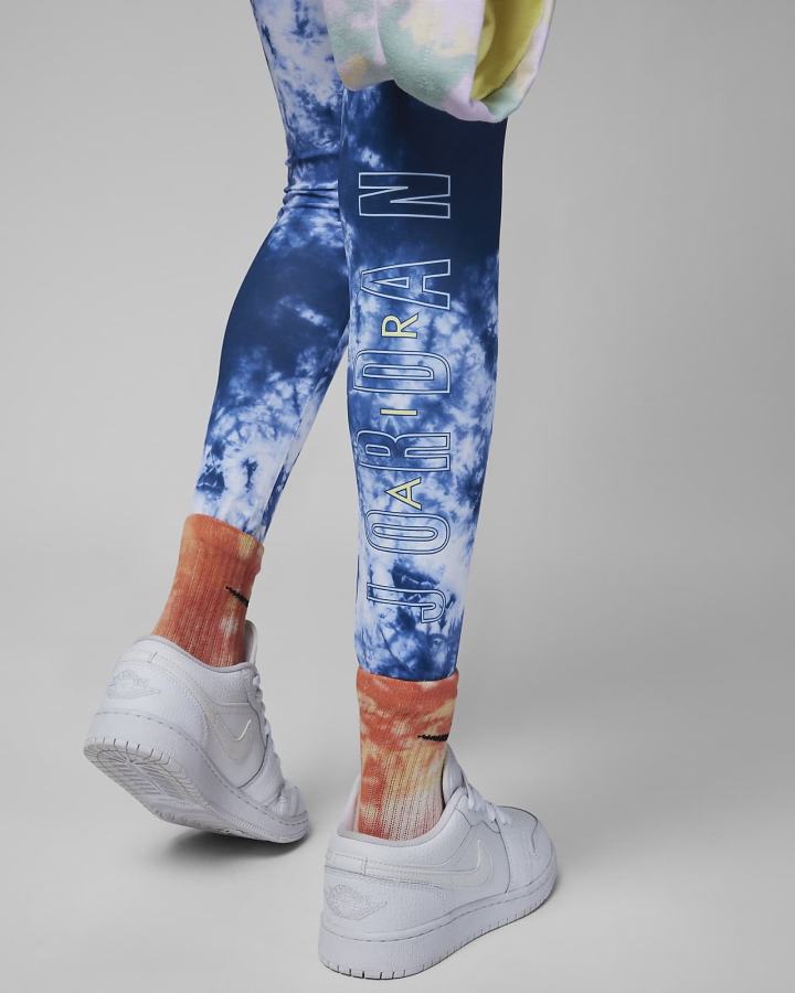 Leggins Nike Jordan Kids Niña Azules Oscuro | CRNIP-9427