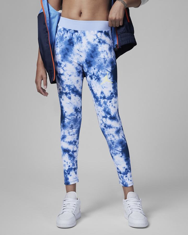 Leggins Nike Jordan Kids Niña Azules Oscuro | CRNIP-9427