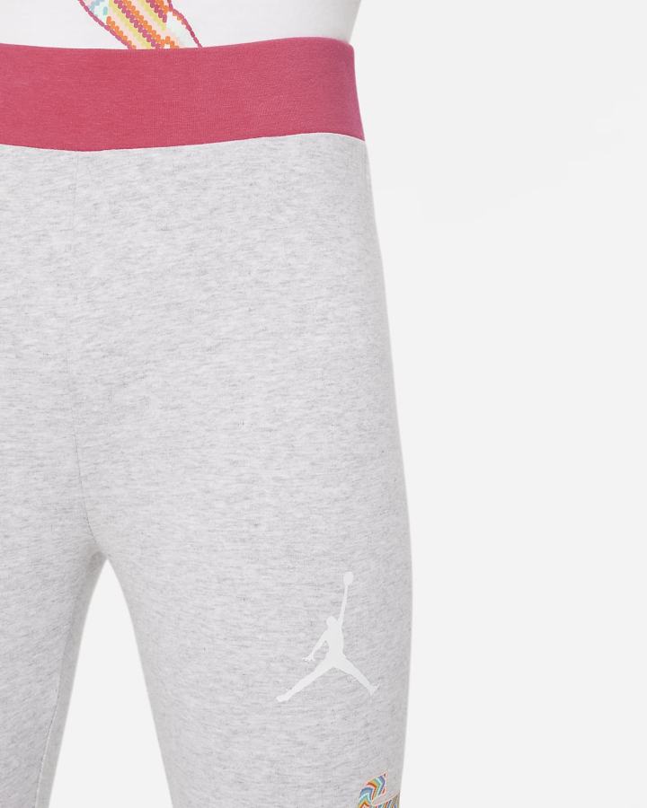 Leggins Nike Jordan Kids Niña Gris | LFRTB-4596