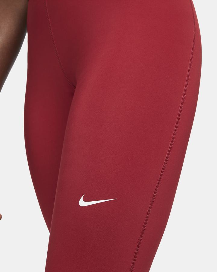 Leggins Nike Pro 365 (Plus Size) Mujer Burdeos Negras Blancas | BXWMP-6879