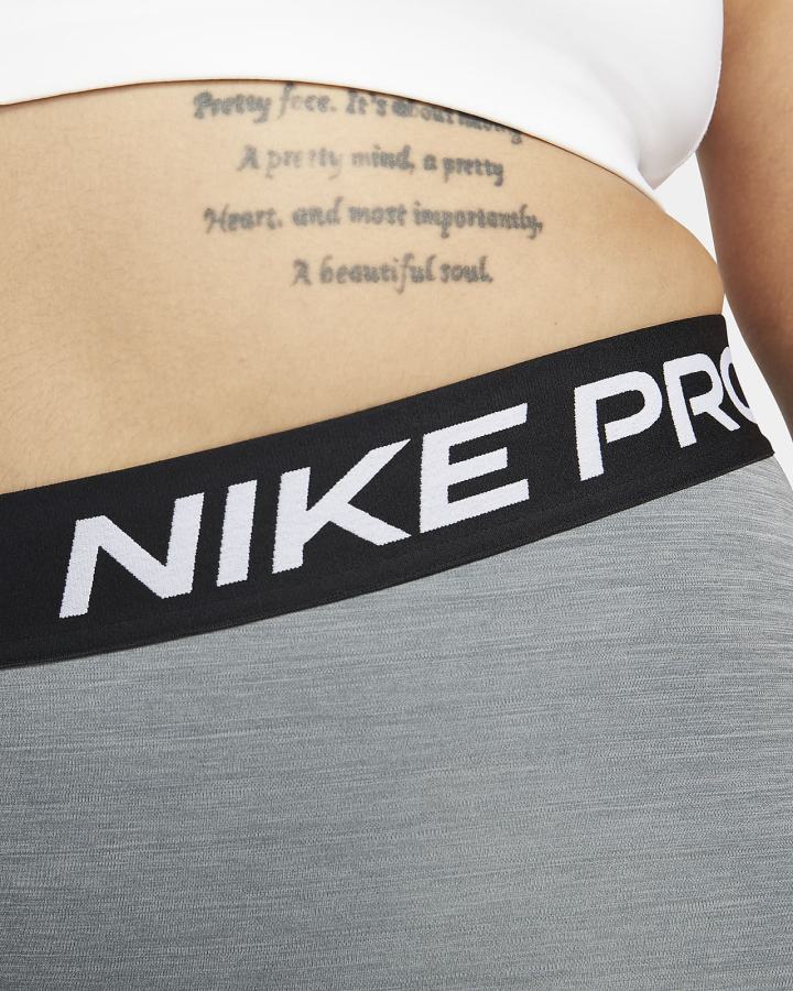 Leggins Nike Pro 365 (Plus Size) Mujer Gris Negras Blancas | VBZMS-1587