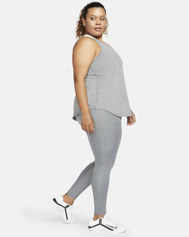 Leggins Nike Pro 365 (Plus Size) Mujer Gris Negras Blancas | VBZMS-1587