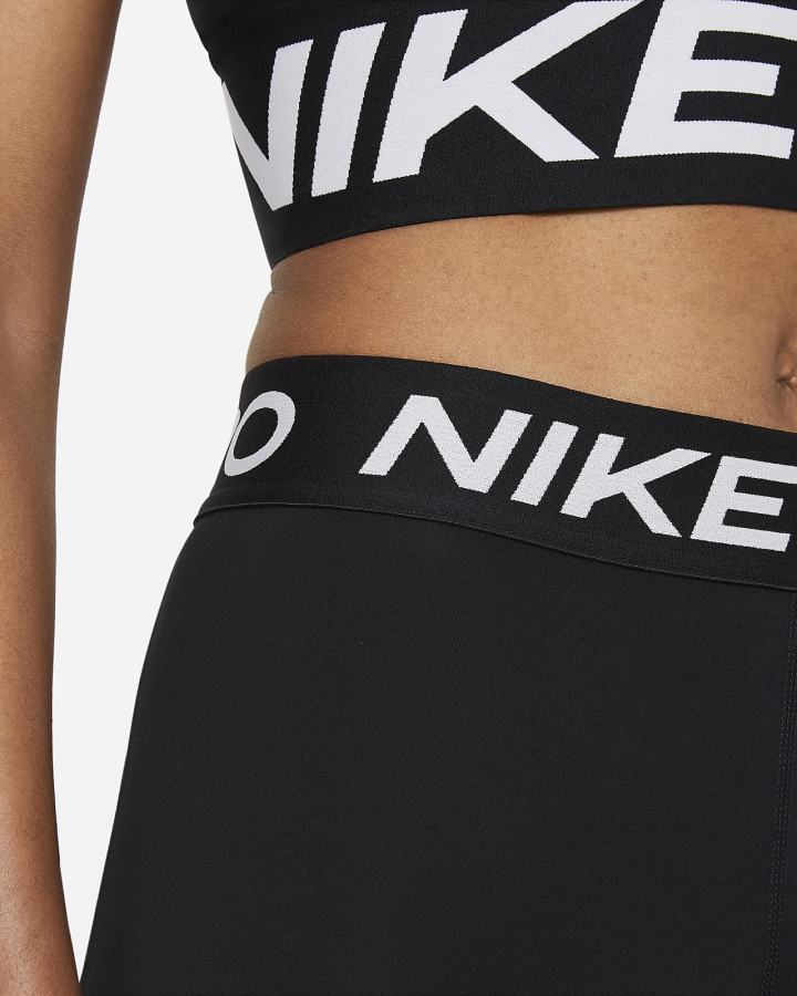 Leggins Nike Pro 365 (Plus Size) Mujer Negras Blancas | ENJQV-2394