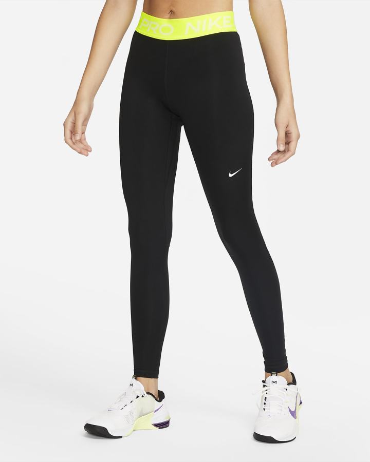 Leggins Nike Pro 365 (Plus Size) Mujer Negras Blancas | IZOXW-3802