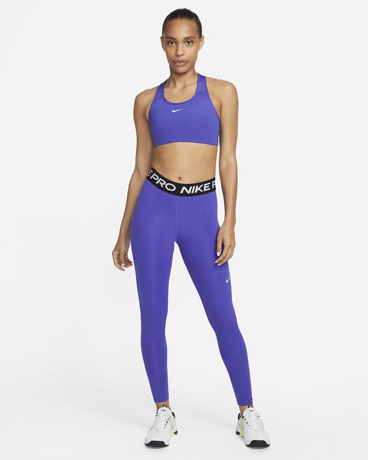 Leggins Nike Pro 365 (Plus Size) Mujer Negras Blancas | OFUKY-3612
