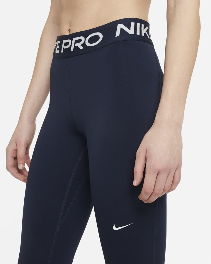 Leggins Nike Pro 365 (Plus Size) Mujer Obsidian Blancas | QBKUW-9708