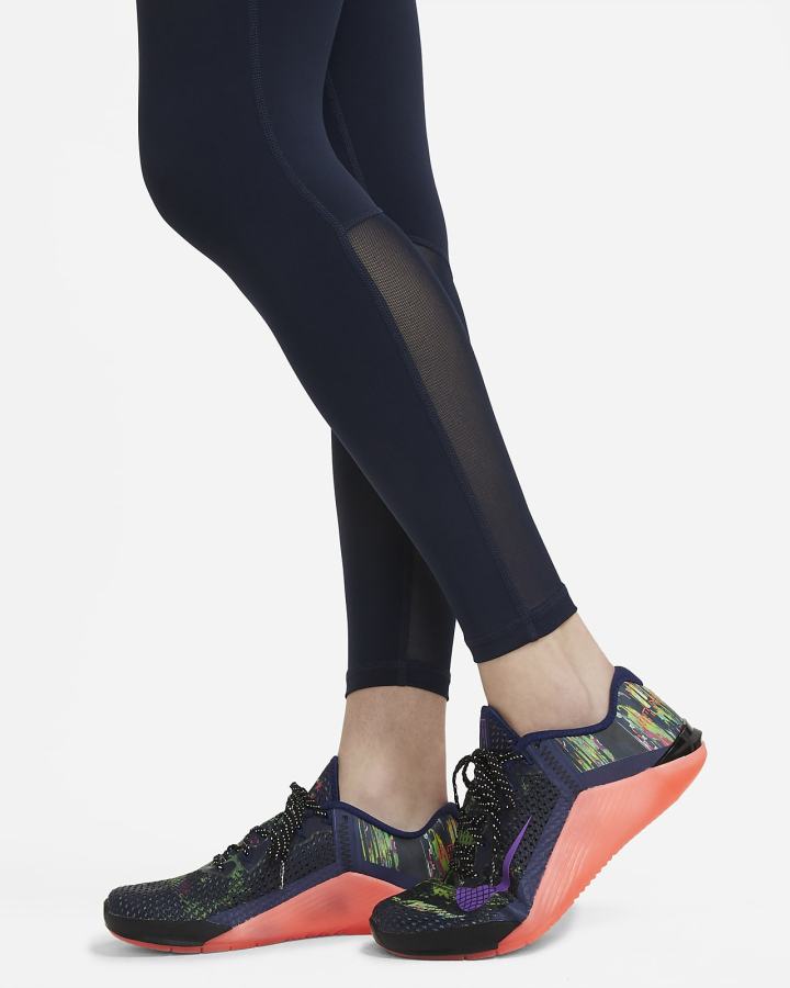 Leggins Nike Pro 365 (Plus Size) Mujer Obsidian Blancas | QBKUW-9708