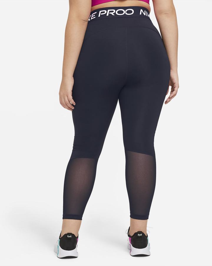 Leggins Nike Pro 365 (Plus Size) Mujer Obsidian Blancas | SJOCF-0125