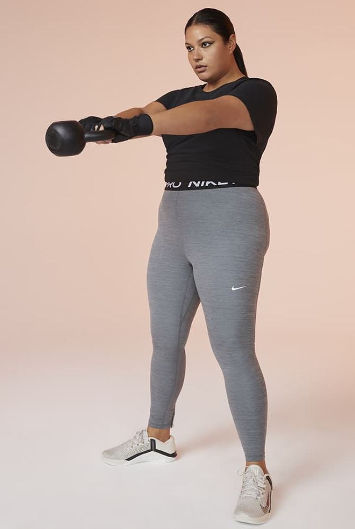 Leggins Nike Pro 365 (Plus Size) Mujer Obsidian Blancas | SJOCF-0125