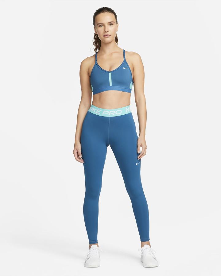 Leggins Nike Pro 365 (Plus Size) Mujer Turquesa Blancas | MXUAD-7385