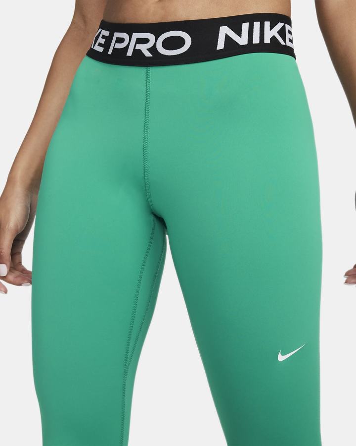 Leggins Nike Pro 365 (Plus Size) Mujer Verde Negras Blancas | IHQKL-6451