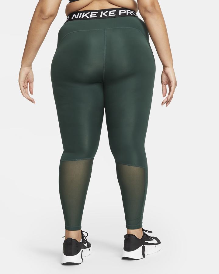 Leggins Nike Pro 365 (Plus Size) Mujer Verde Negras | JKOLR-1278