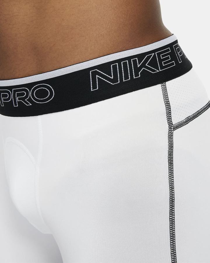 Leggins Nike Pro Dri-FIT 3/4 Hombre Blancas Negras | CDUPG-1498