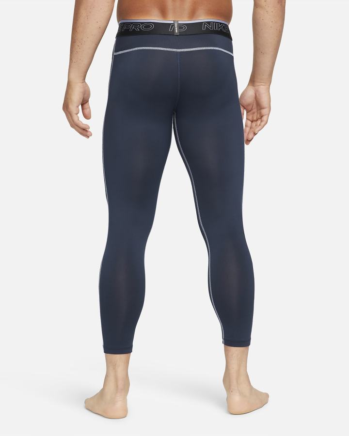 Leggins Nike Pro Dri-FIT 3/4 Hombre Obsidian Moradas | TRIGJ-1826