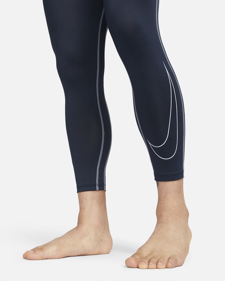 Leggins Nike Pro Dri-FIT 3/4 Hombre Obsidian Moradas | TRIGJ-1826