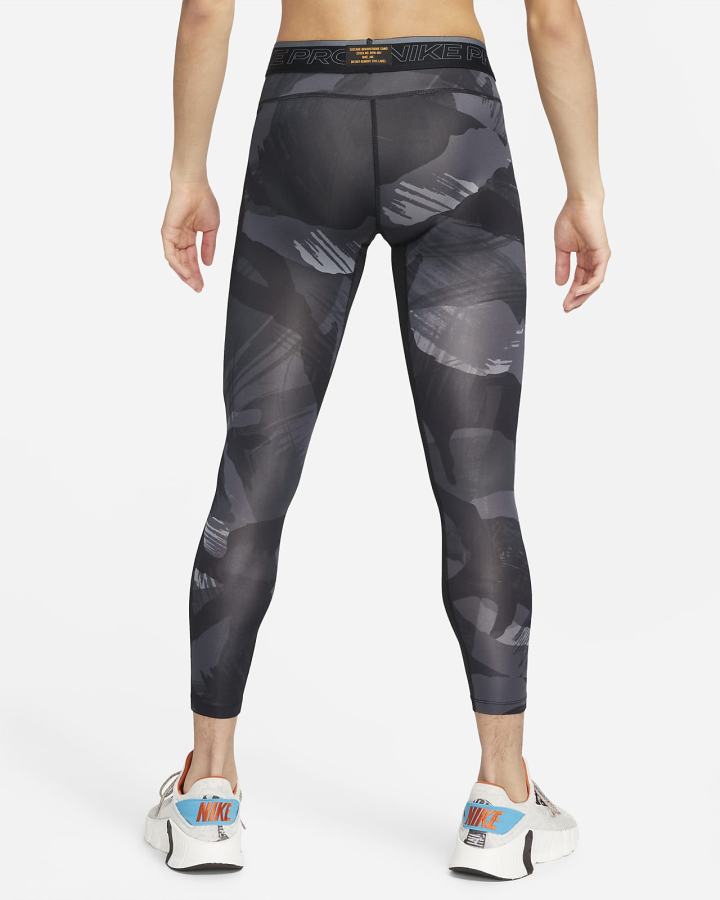 Leggins Nike Pro Dri-FIT Camo Hombre Negras | KYJQU-8725