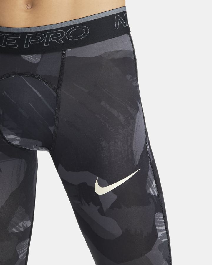 Leggins Nike Pro Dri-FIT Camo Hombre Negras | KYJQU-8725