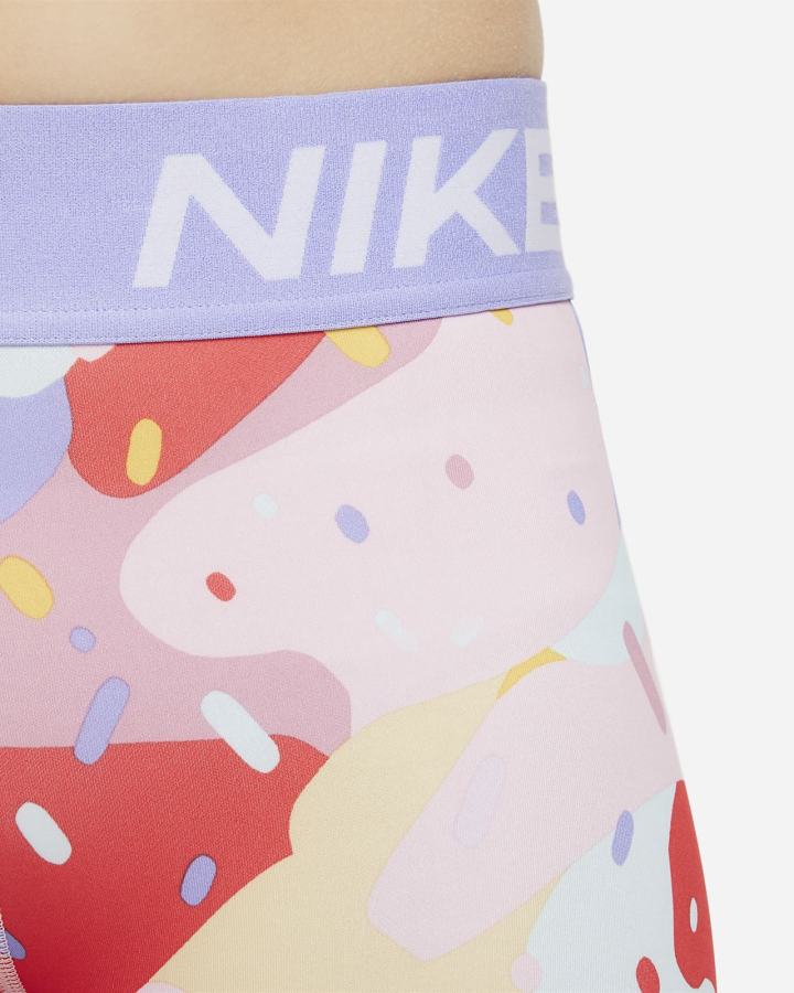 Leggins Nike Pro Dri-FIT Kids Niña Blancas | JMZNE-0287
