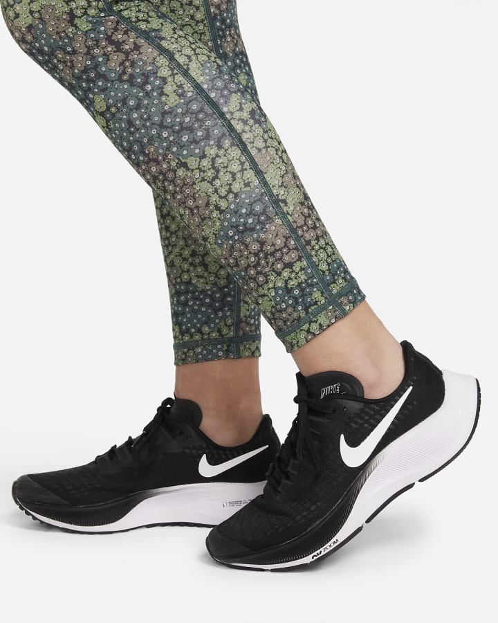 Leggins Nike Pro Dri-FIT Kids Niña Verde Blancas | XLOHJ-6501