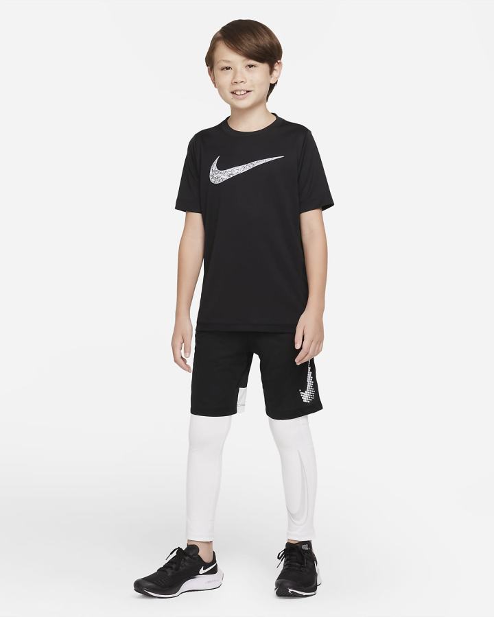 Leggins Nike Pro Dri-FIT Kids Niño Blancas | JFQHM-9847