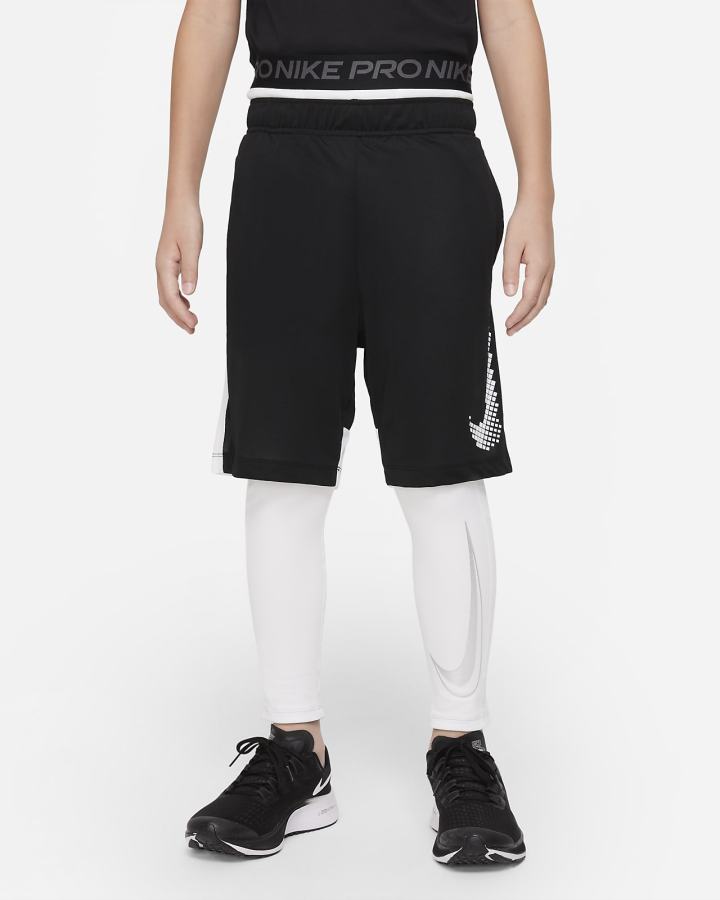 Leggins Nike Pro Dri-FIT Kids Niño Blancas | JFQHM-9847