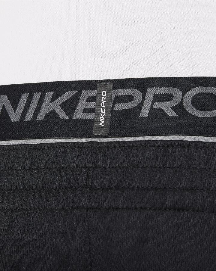 Leggins Nike Pro Dri-FIT Kids Niño Gris Oscuro | TXNMU-6135