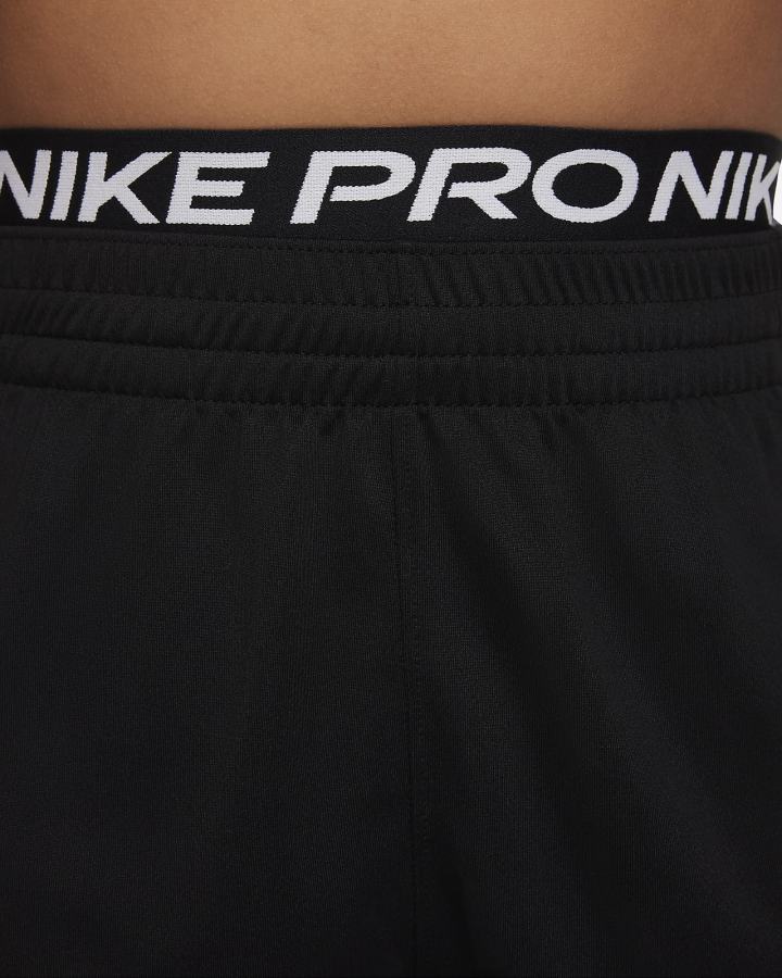 Leggins Nike Pro Dri-FIT Kids Niño Negras Blancas | LBCSH-1293