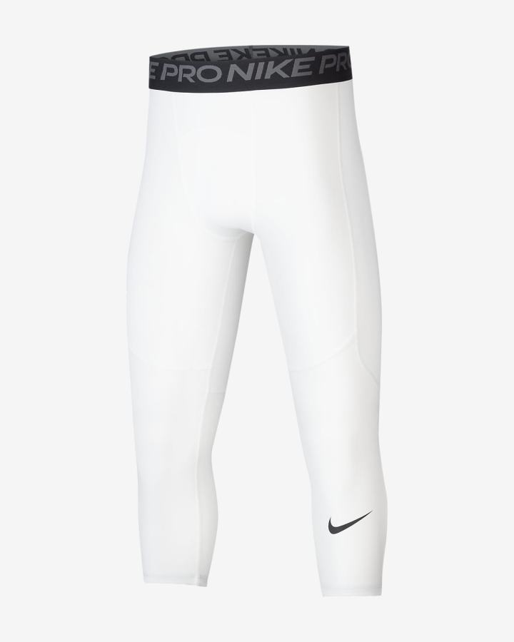 Leggins Nike Pro Kids 3/4-Length Niño Blancas Negras | ZQLCH-0362